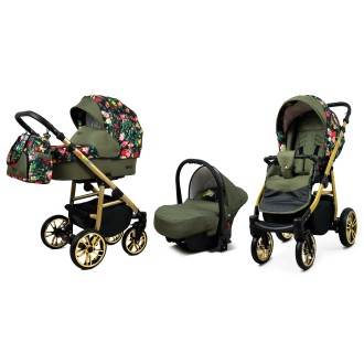 Kočárek BABYLUX Colorlux gold trojkombinace