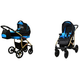 Kočárek  BABYLUX LARGO Gold dvojkombinace