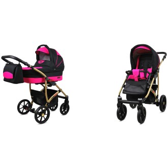 Kočárek  BABYLUX LARGO Gold dvojkombinace