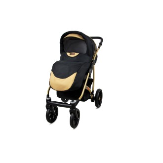 Kočárek  BABYLUX LARGO Silver dvojkombinace