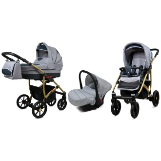 Kočárek  BABYLUX LARGO Gold trojkombinace