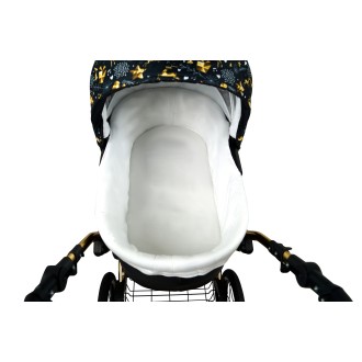 Kočárek Raf-pol BABYLUX Margaret Gold dvojkombinace