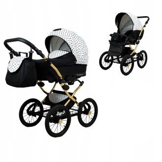 Kočárek Raf-pol BABYLUX Margaret Gold dvojkombinace