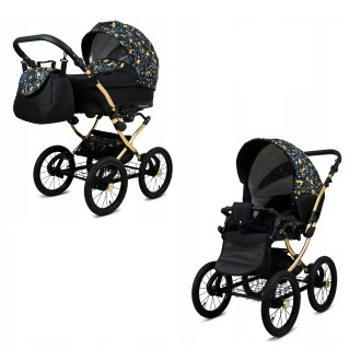 Kočárek Raf-pol BABYLUX Margaret Gold dvojkombinace