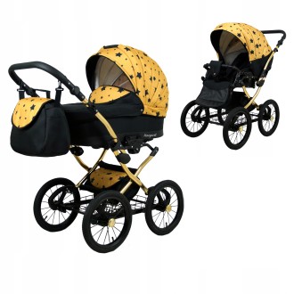 Kočárek Raf-pol BABYLUX Margaret Gold dvojkombinace