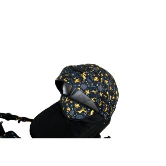 Kočárek Raf-pol BABYLUX Margaret Gold trojkombinace