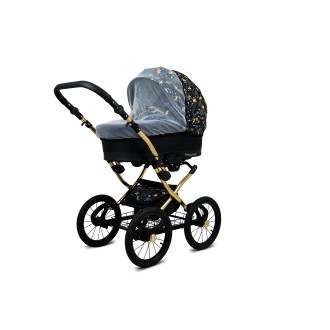 Kočárek Raf-pol BABYLUX Margaret Gold trojkombinace