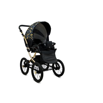 Kočárek Raf-pol BABYLUX Margaret Gold trojkombinace