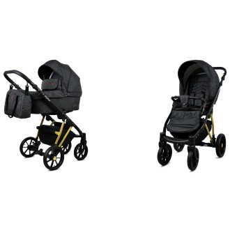 Kočárek BABYLUX MARLUX Gold dvojkombinace