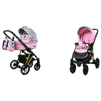 Kočárek BABYLUX MARLUX Gold dvojkombinace