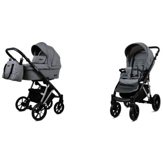 Kočárek BABYLUX MARLUX Silver dvojkombinace