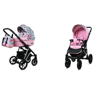 Kočárek BABYLUX MARLUX Silver dvojkombinace