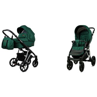 Kočárek BABYLUX MARLUX Silver dvojkombinace