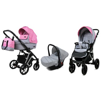 Kočárek BABYLUX MARLUX Silver trojkombinace