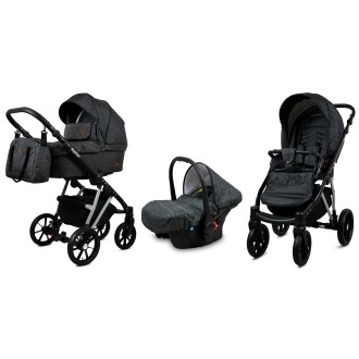 Kočárek BABYLUX MARLUX Silver trojkombinace