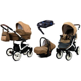 Kočárek BABYLUX Optimal ALU white 4v1