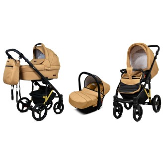 Kočárek BABYLUX UZO gold trojkombinace