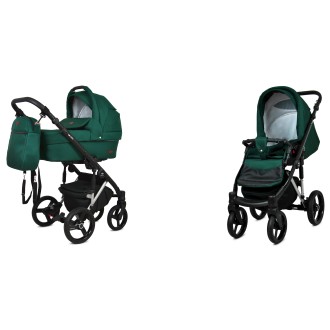 Kočárek BABYLUX Uzo Silver dvojkombinace