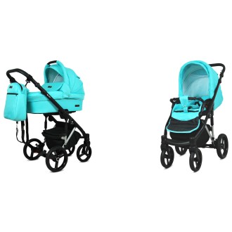 Kočárek BABYLUX Uzo Silver dvojkombinace