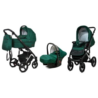 Kočárek BABYLUX UZO silver  trojkombinace