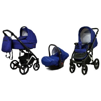 Kočárek BABYLUX UZO silver  trojkombinace