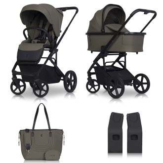 kočárek Cavoe MOI XL dvojkombinace s topným systémem - moss