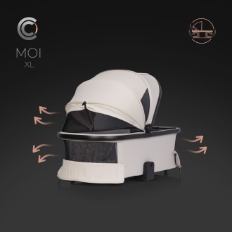 kočárek Cavoe MOI XL dvojkombinace s topným systémem