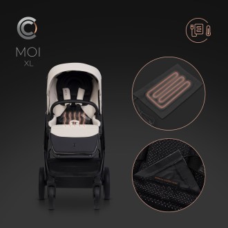 kočárek Cavoe MOI XL dvojkombinace s topným systémem