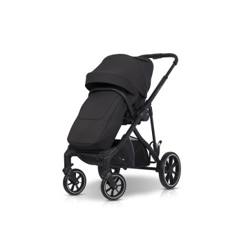 Kočárek EasyGo Duoflex - black