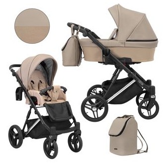 Kočárek KUNERT Lazzio Premium Silver, dvojkombinace