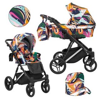 Kočárek KUNERT Lazzio Premium Silver, dvojkombinace