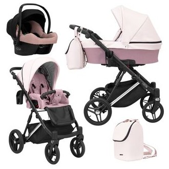 Kočárek KUNERT Lazzio Premium Silver, trojkombinace