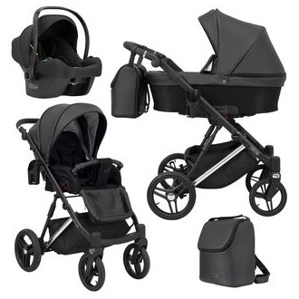 Kočárek KUNERT Lazzio Premium Silver, trojkombinace