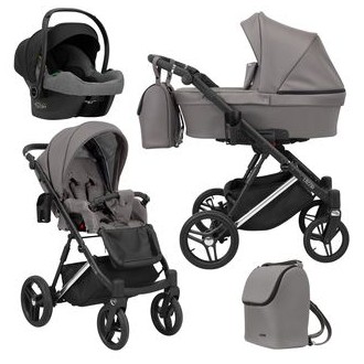 Kočárek KUNERT Lazzio Premium Silver, trojkombinace