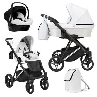 Kočárek KUNERT Lazzio Premium Silver, trojkombinace