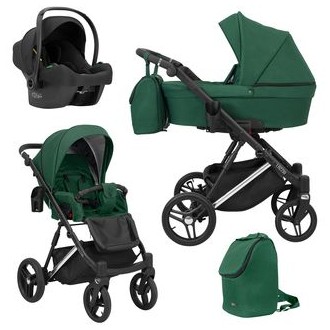 Kočárek KUNERT Lazzio Premium Silver, trojkombinace
