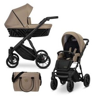 Kočárek KUNERT Ivento Black dvojkombinace