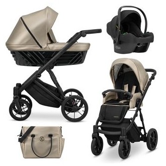 Kočárek KUNERT Ivento Black trojkombinace