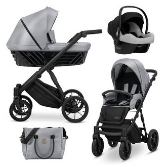 Kočárek KUNERT Ivento Black trojkombinace