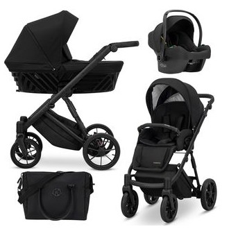 Kočárek KUNERT Ivento Black trojkombinace