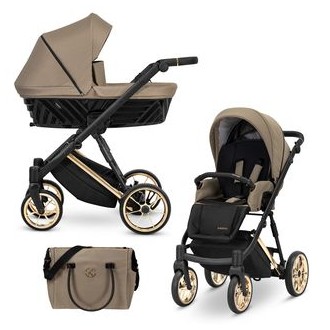 Kočárek KUNERT Ivento Premium dvojkombinace - Caramel Machciato