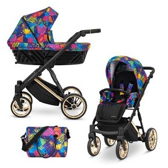 Kočárek KUNERT Ivento Premium dvojkombinace - colors