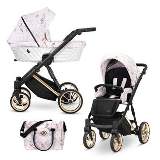 Kočárek KUNERT Ivento Premium dvojkombinace - delicate flowers