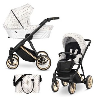 Kočárek KUNERT Ivento Premium dvojkombinace - White style