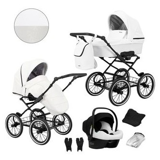 Kočárek KUNERT Romantic black trojkombinace