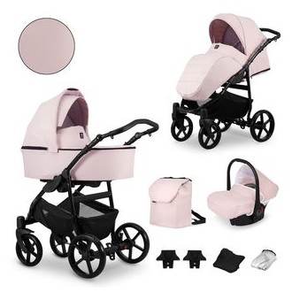 Kočárek KUNERT Mata black trojkombinace