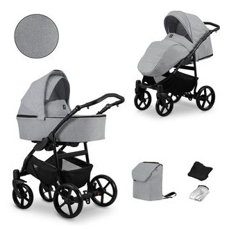 Kočárek KUNERT Mata black dvojkombinace