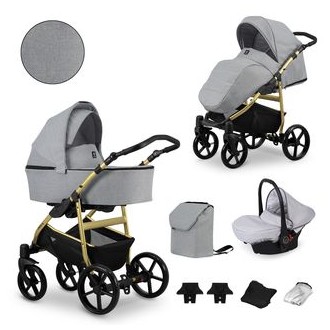 Kočárek KUNERT Mata gold trojkombinace