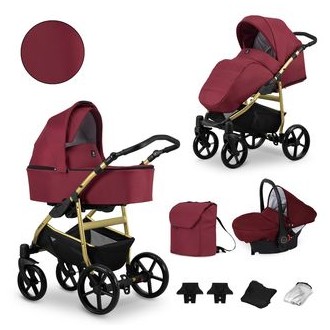 Kočárek KUNERT Mata gold trojkombinace