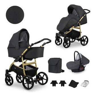 Kočárek KUNERT Mata gold trojkombinace